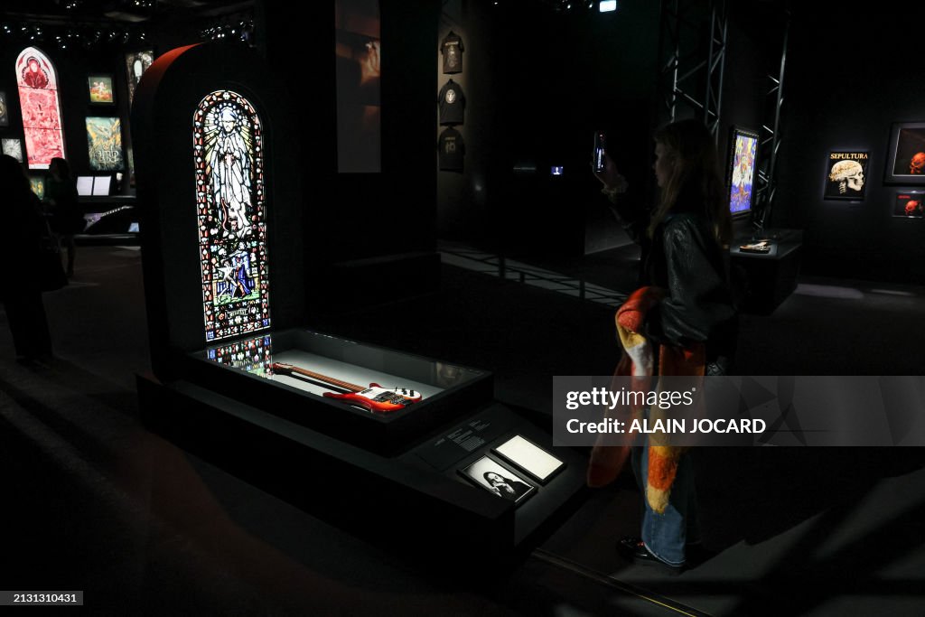 FRANCE-MUSIC-EXHIBITION-METAL