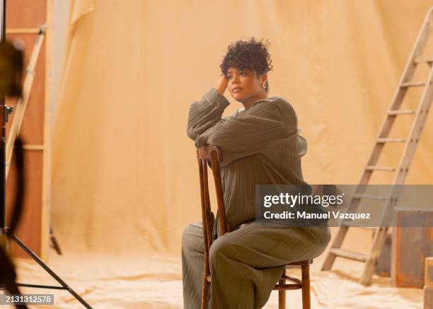 Actor Lydia West is photographed for the Guardian on September 25, 2023 in London, England.