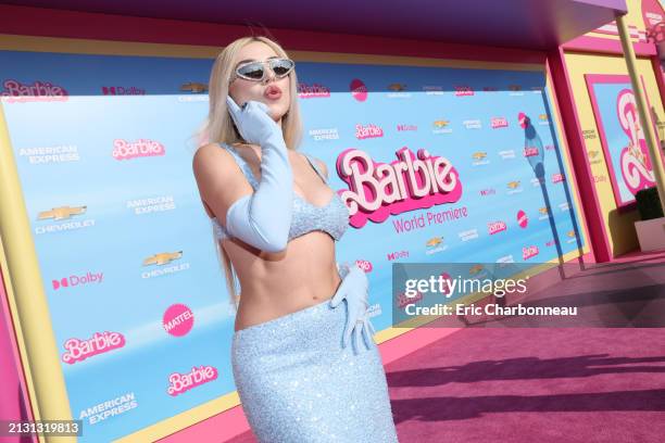 Ava Max seen at Warner Bros. "Barbie" Premiere, The Shrine & Expo Hall, Los Angeles, CA, USA - 9 Jul 2023