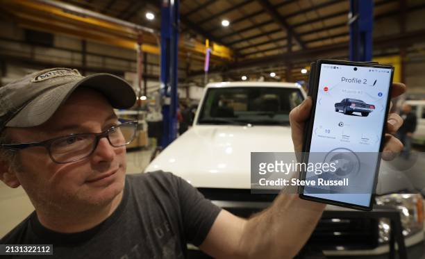 Toyota Land Cruiser that has been converted to full electric also has an app that supplies engine noise. Canadian manufacturer Miller Technology is a...