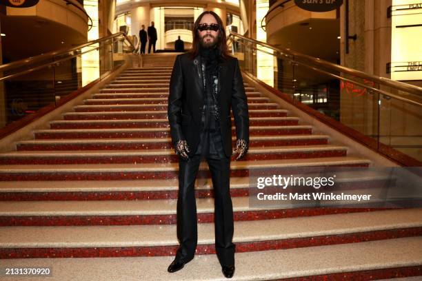 Jared Leto attends the 2024 iHeartRadio Music Awards at Dolby Theatre in Los Angeles, California on April 01, 2024. Broadcasted live on FOX.