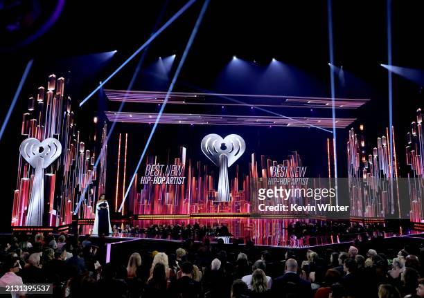 Niecy Nash-Betts speaks onstage during the 2024 iHeartRadio Music Awards at Dolby Theatre in Los Angeles, California on April 01, 2024. Broadcasted...