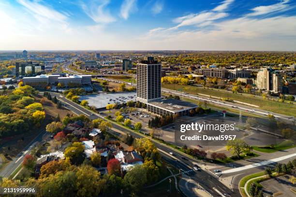 bloomington, minnesota aerial - minneapolis aerial stock pictures, royalty-free photos & images