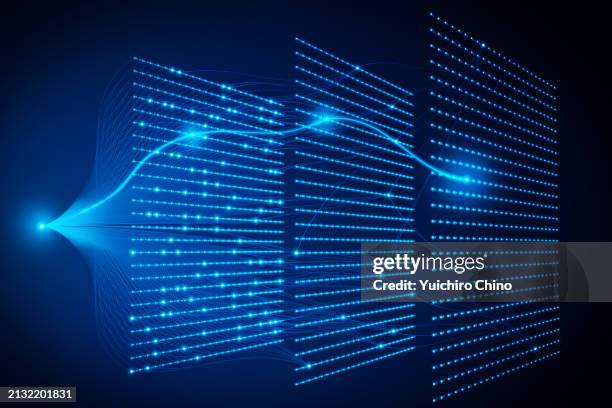 neural network - artificiell generell intelligens bildbanksfoton och bilder