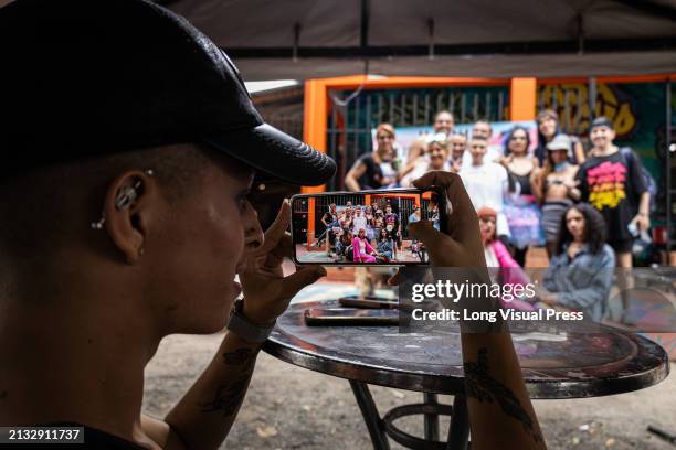 Activists and members of the trans community in Medellin, Colombia take part during an event to commemorate the International Trans Visibility Day on...