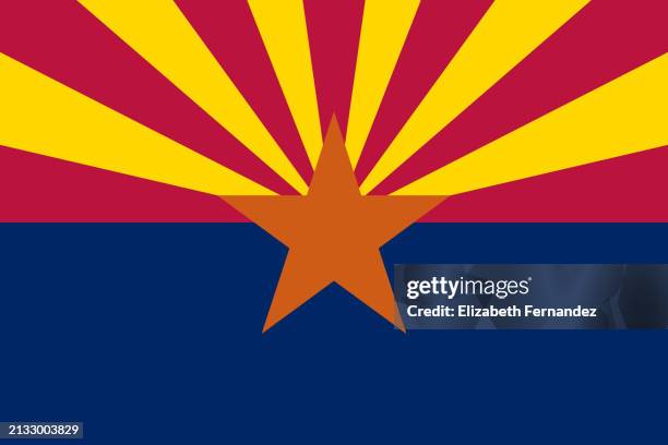 flag of arizona - washington dc icon stock pictures, royalty-free photos & images