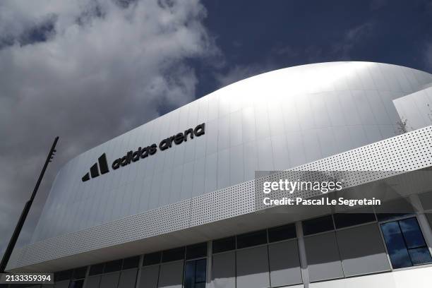 General view during 8th Olympic and Paralympic week at Adidas Arena Porte De La Chapelle on April 02, 2024 in Paris, France.