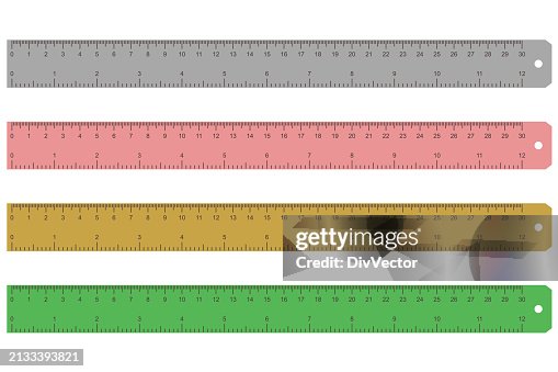 Mini Ruler Graphic Ruler Vector Illustration High-Res Vector Graphic - Getty Images