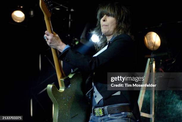 Chrissie Hynde of The Pretenders performs at The Fillmore on March 14, 2009 in San Francisco, California.