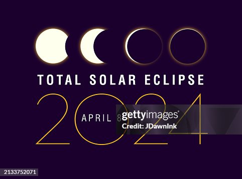 Total Solar Eclipse 2024 event web banner design template Total Solar Eclipse 2024 event web banner design template