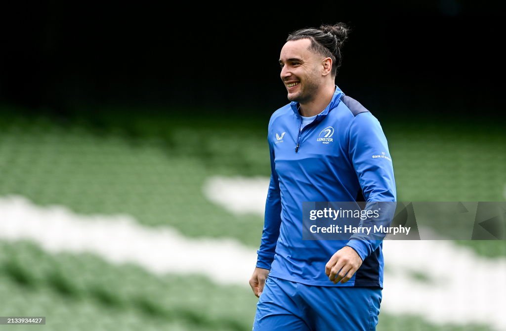 James Line Rugby Dublin , Ireland - 5 April 2024; James Lowe during a Leinster rugby ...