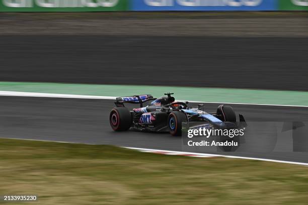 Esteban OCON BWT Alpine A524 Renault, on track during the Qualifying session F1 Grand Prix of Japan at Suzuka International Circuit on April 5 in...