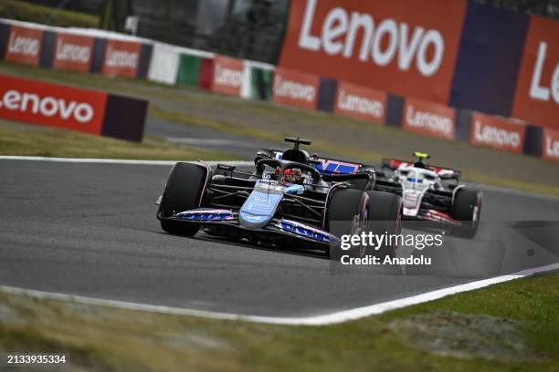 Esteban OCON BWT Alpine A524 Renault, on track during the Free practice F1 Grand Prix of Japan at Suzuka International Circuit on April 5 in Suzuka,...