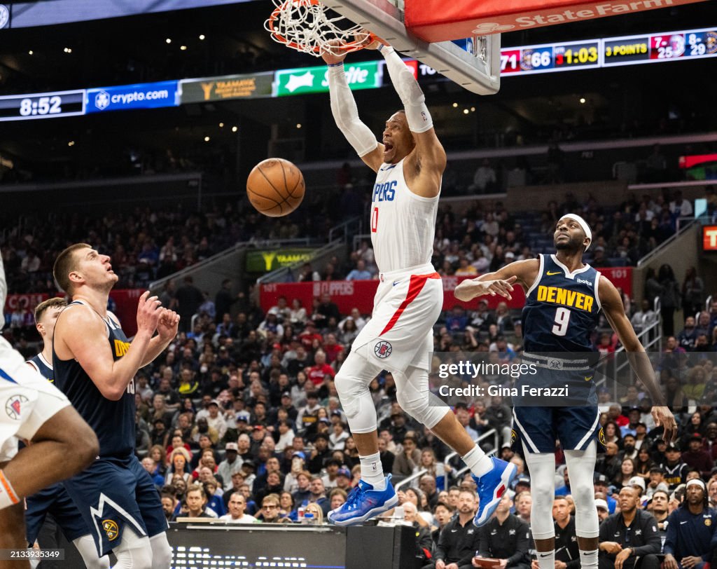 Clippers vs Nuggets in Los Angeles, CA