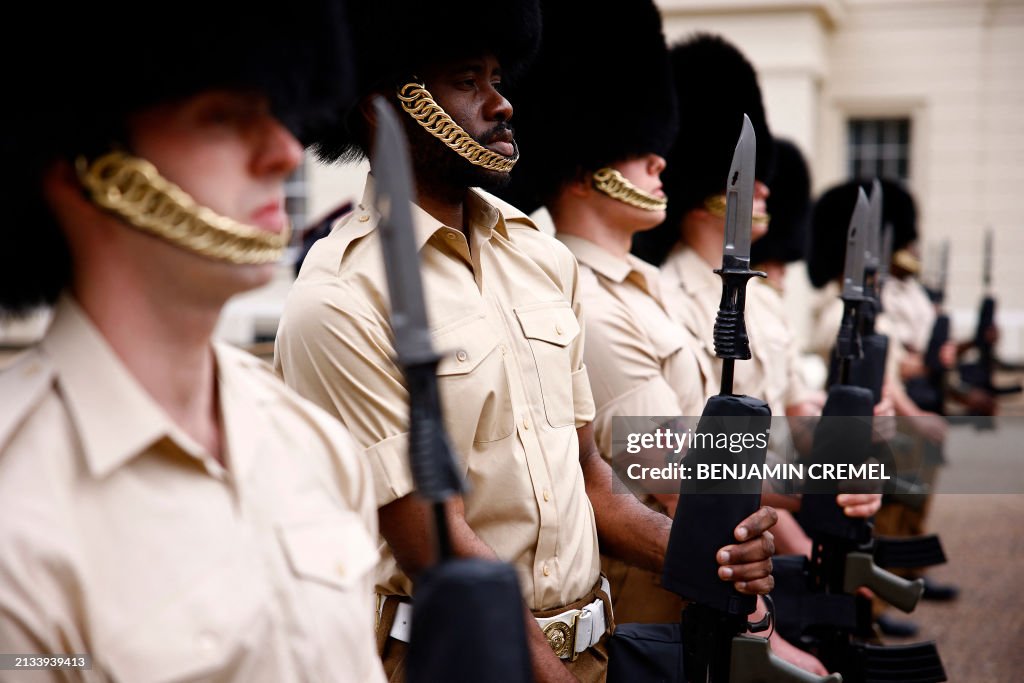 BRITAIN-FRANCE-GUARDS-TRADITION-HISTORY-ANNIVERSARY