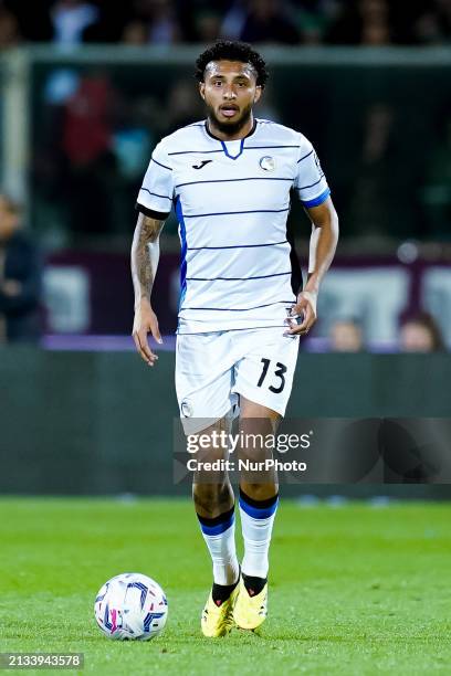 Ederson of Atalanta BC during the Coppa Italia Semi-Final 1st leg match between ACF Fiorentina and Atalanta BC at Stadio Artemio Franchi on April 3,...