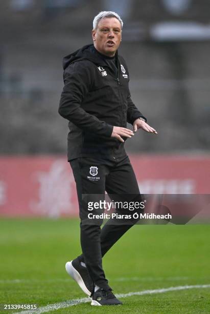 Dublin , Ireland - 5 April 2024; Waterford manager Keith Long before the SSE Airtricity Men's Premier Division match between Bohemians and Waterford...