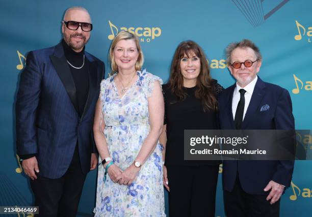 Member, Desmond Child, ASCAP CEO, Elizabeth Matthews, ASCAP Vice President US Latin & Latin America, Gabriela Gonzalez and ASCAP President and...