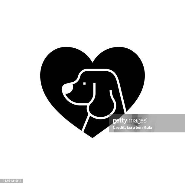 pet friendly solid icon design with editable stroke. suitable for infographics, web pages, mobile apps, ui, ux, and gui design. - pampered pets stock illustrations