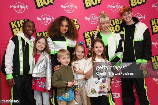 Kidz Bop Kids attend the Kidz Bop Never Stop Live tour on April 03 ...