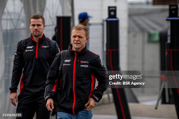 Kevin Magnussen, Haas F1 VF-23 during qualifying ahead of the F1 Grand Prix of Japan at Suzuka International Racing Course on April 06, 2024 in...