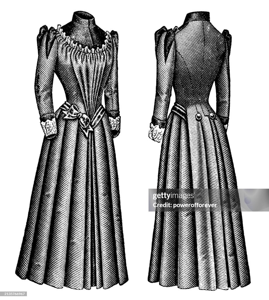 Década Vestidos Del Siglo 20 Siglo 20 Ropa Mujer 1890 Moda