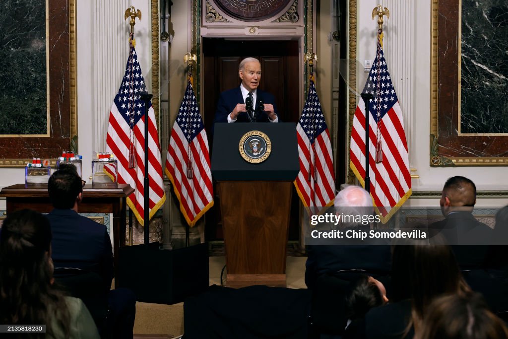 President Biden Speaks At The White House On Health Care Costs