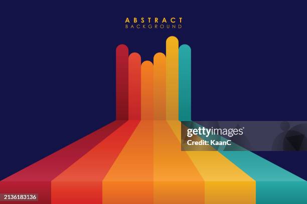 abstract shapes concept design background. abstract background. abstract shapes background. abstract colored background. vector illustration stock illustration - bronze background stock illustrations