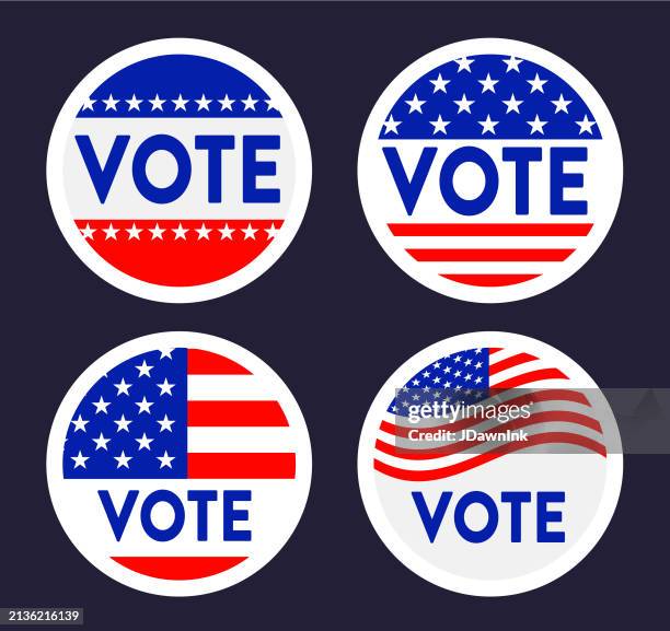 Voting Pin Design Pin Button Template Photos and Premium High Res Pictures - Getty Images
