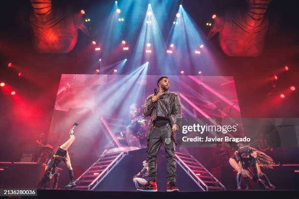 Jason Derulo performs at WiZink Center on April 03, 2024 in Madrid, Spain.