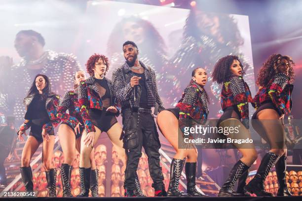 Jason Derulo performs at WiZink Center on April 03, 2024 in Madrid, Spain.