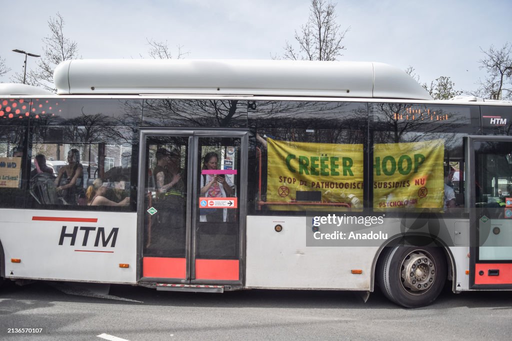 Climate activists detained in The Hague