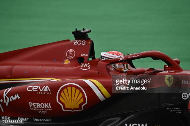 Charles LECLERC Scuderia SF-24 Ferrari, on track during the Qualifying session Final Classification F1 Grand Prix of Japan at Suzuka International...