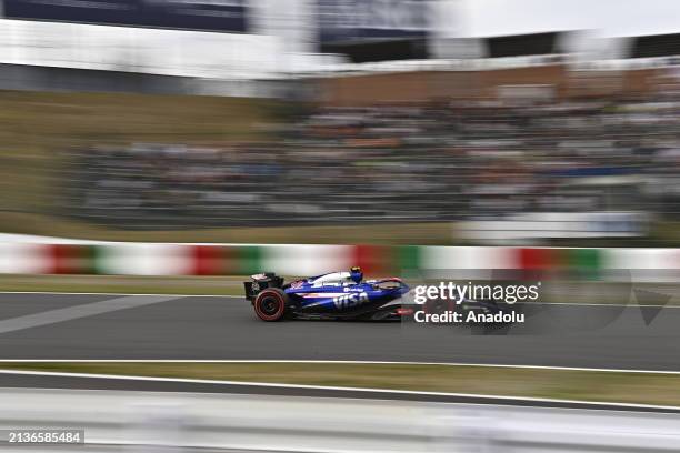 Yuki TSUNODA Visa Cash App RB VCARB 01 Honda RBPT, on track during the Qualifying session Final Classification F1 Grand Prix of Japan at Suzuka...