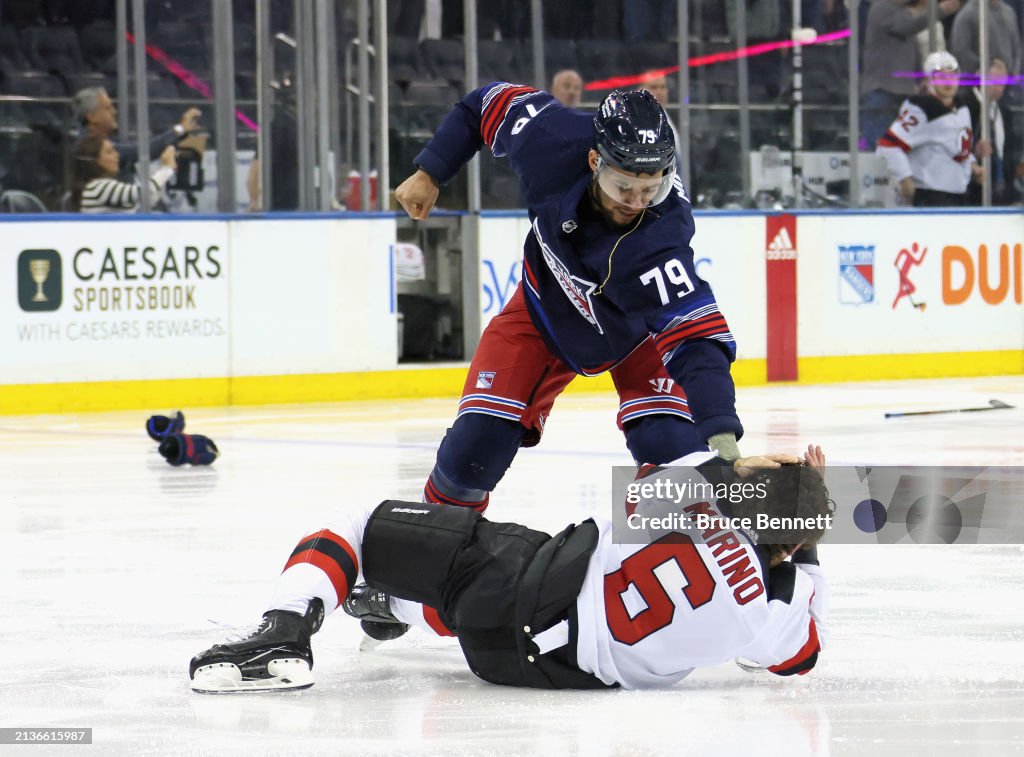 New Jersey Devils v New York Rangers