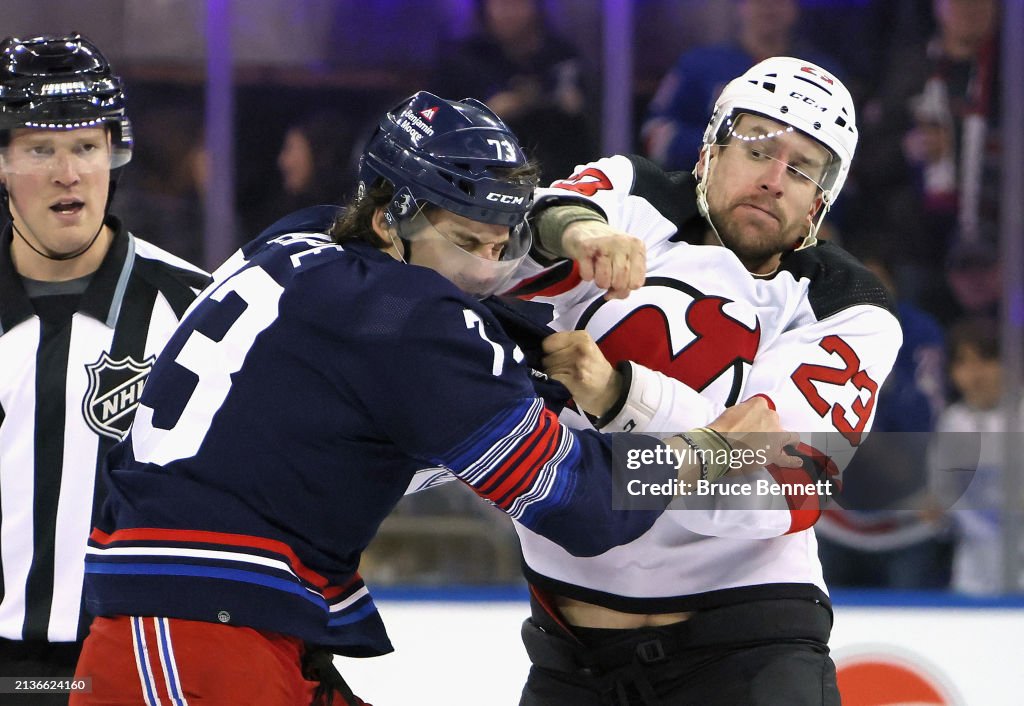 New Jersey Devils v New York Rangers