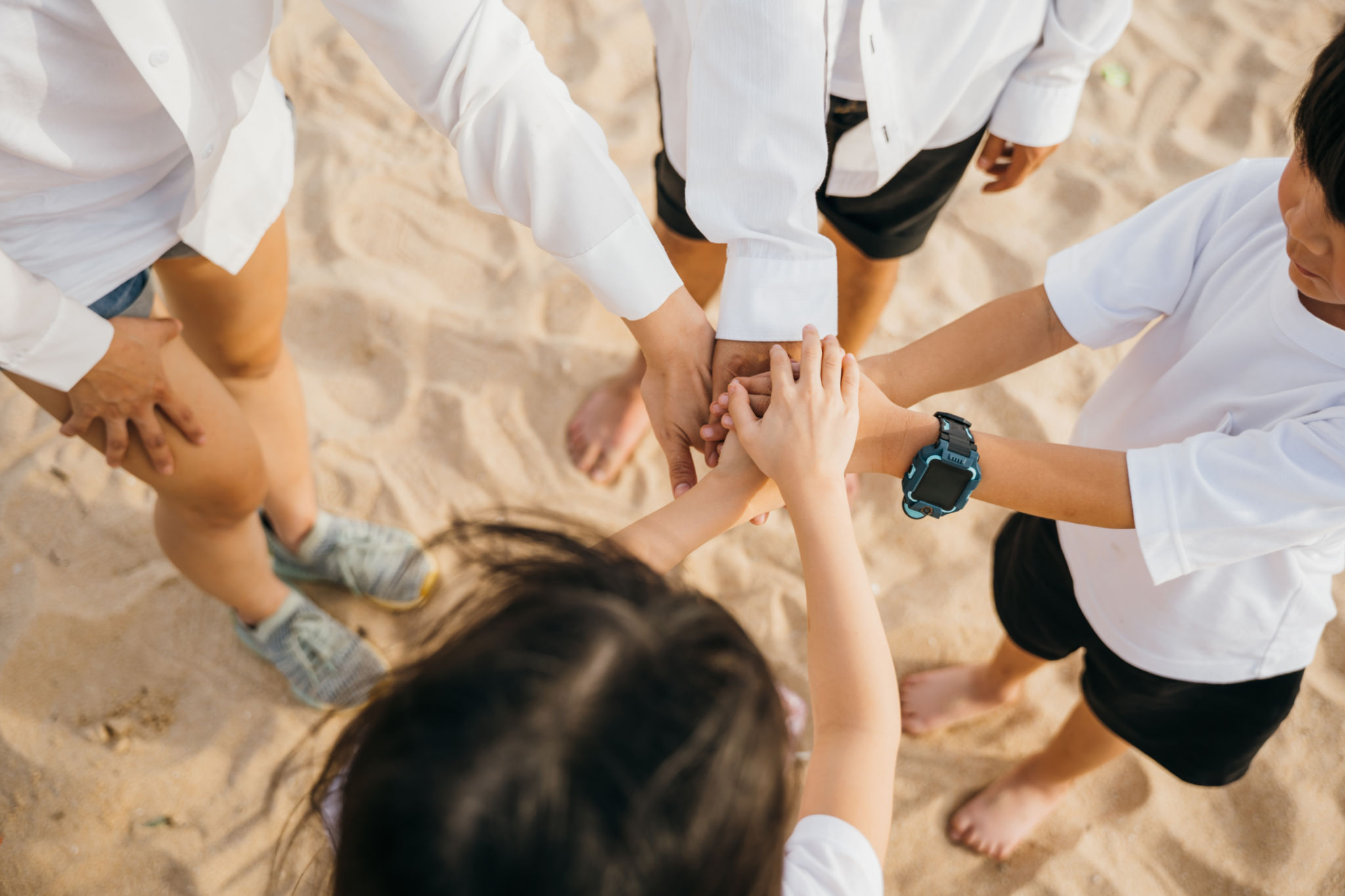 beach team building
