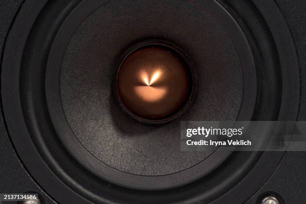 transparent speaker. - bass instrument stock pictures, royalty-free photos & images