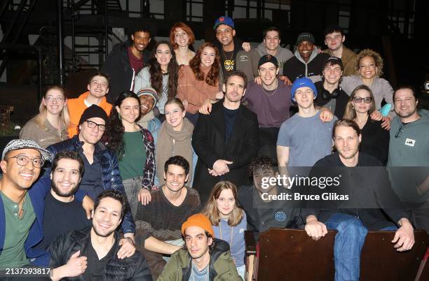 Producer Angelina Jolie, Producer Vivienne Jolie-Pitt, Original film star Matt Dillon, Director Danya Tamor, Book Writer Adam Rapp pose with the cast...