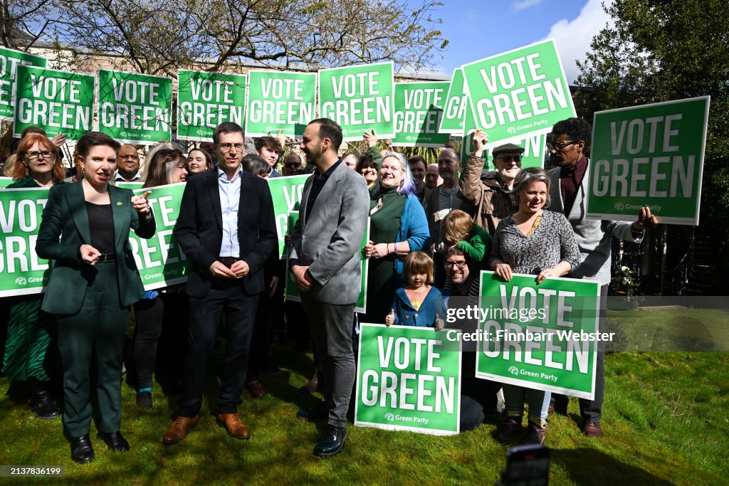 meet the green party local election candidates looking... Green Party co-leaders, Carla Denyer and Adrian Ramsay at the local ...