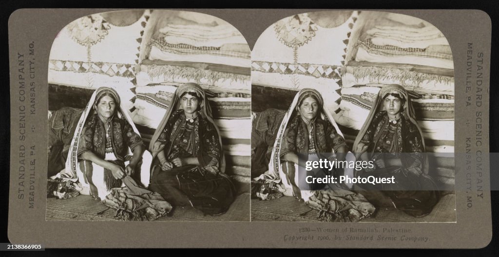Portrait Of Two Women With Textiles