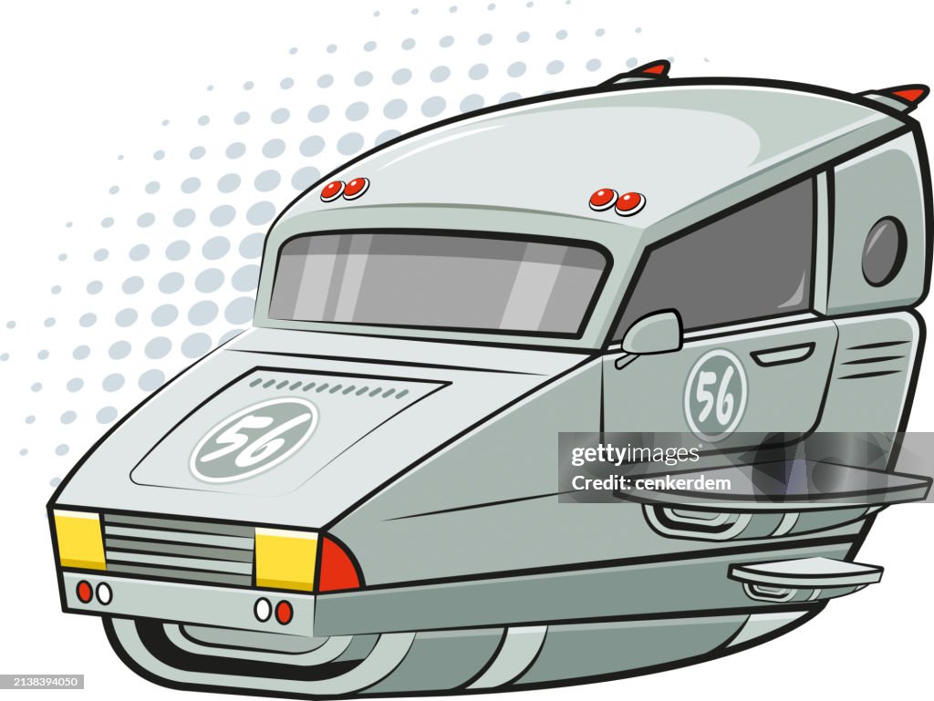 Flyin Car Vector Flying Car High-Res Vector Graphic - Getty Images