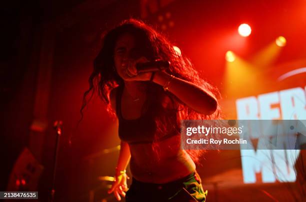 Jessie Reyez performs onstage during Netflix's Rebel Moon Part Two: Songs Of The Rebellion Album Release Event at Knockdown Center on April 03, 2024...