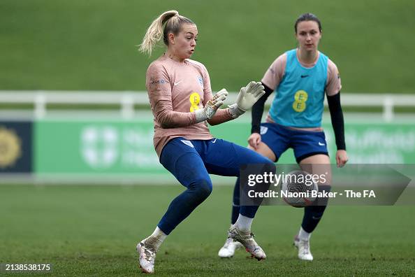 Caty Rendell Kayla Rendell of England in action at St Georges Park on April 04 ...