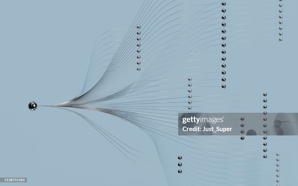Neuronale Netzwerkknoten Deep Learning Künstliche Intelligenz Maschinelles Lernmodell