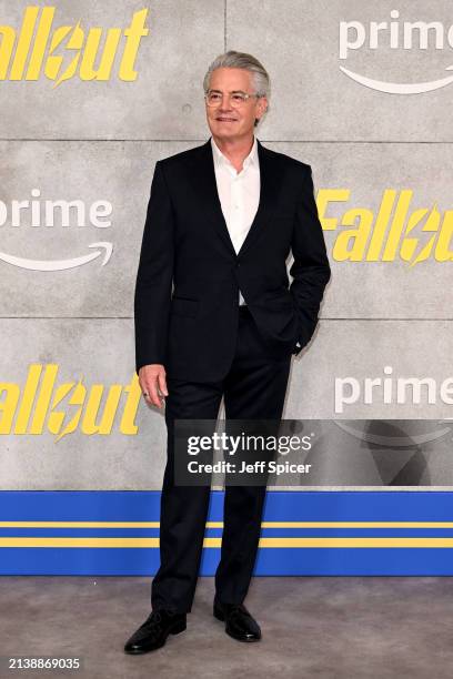 Kyle MacLachlan attends the UK Special Screening of "Fallout" presented by Amazon MGM Studios & Prime Video at White City Television Centre on April...