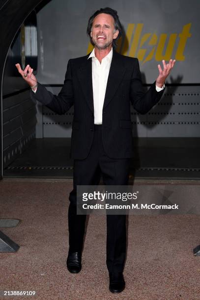 Walton Goggins attends the UK Special Screening of "Fallout" presented by Amazon MGM Studios & Prime Video at White City Television Centre on April...