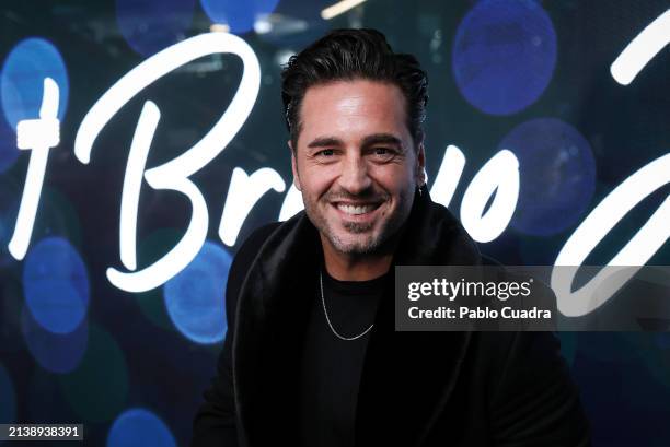 David Bustamante attends the Golden Medal Of Fine Arts photocall at Teatro Barceló on April 04, 2024 in Madrid, Spain.