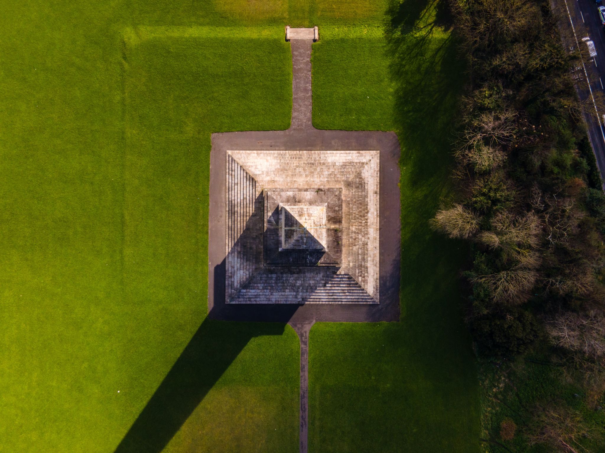 Wellington Monument in Dublin, Ireland by Drone Wellington Monument in Dublin, Ireland by Drone