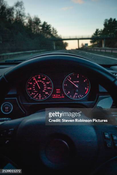 driving with low fuel and high mileage - motivation icons stock pictures, royalty-free photos & images